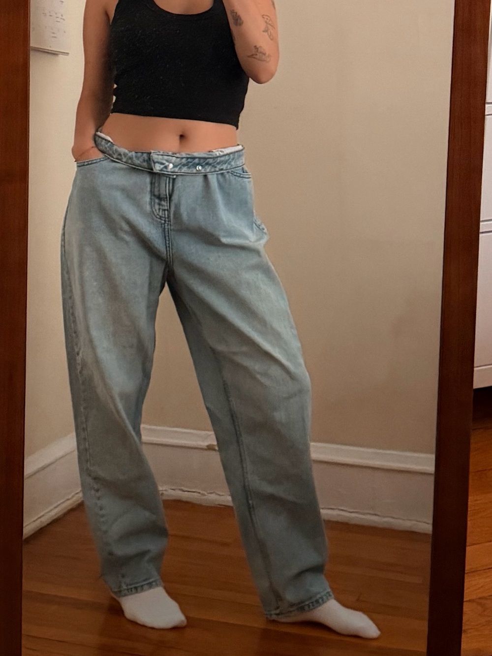 Light Blue Women's Relaxed Fit Jeans